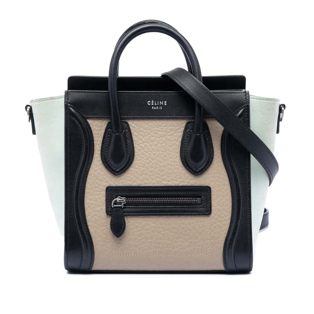 Celine Tricolor Luggage Bag Leather #326856C83B